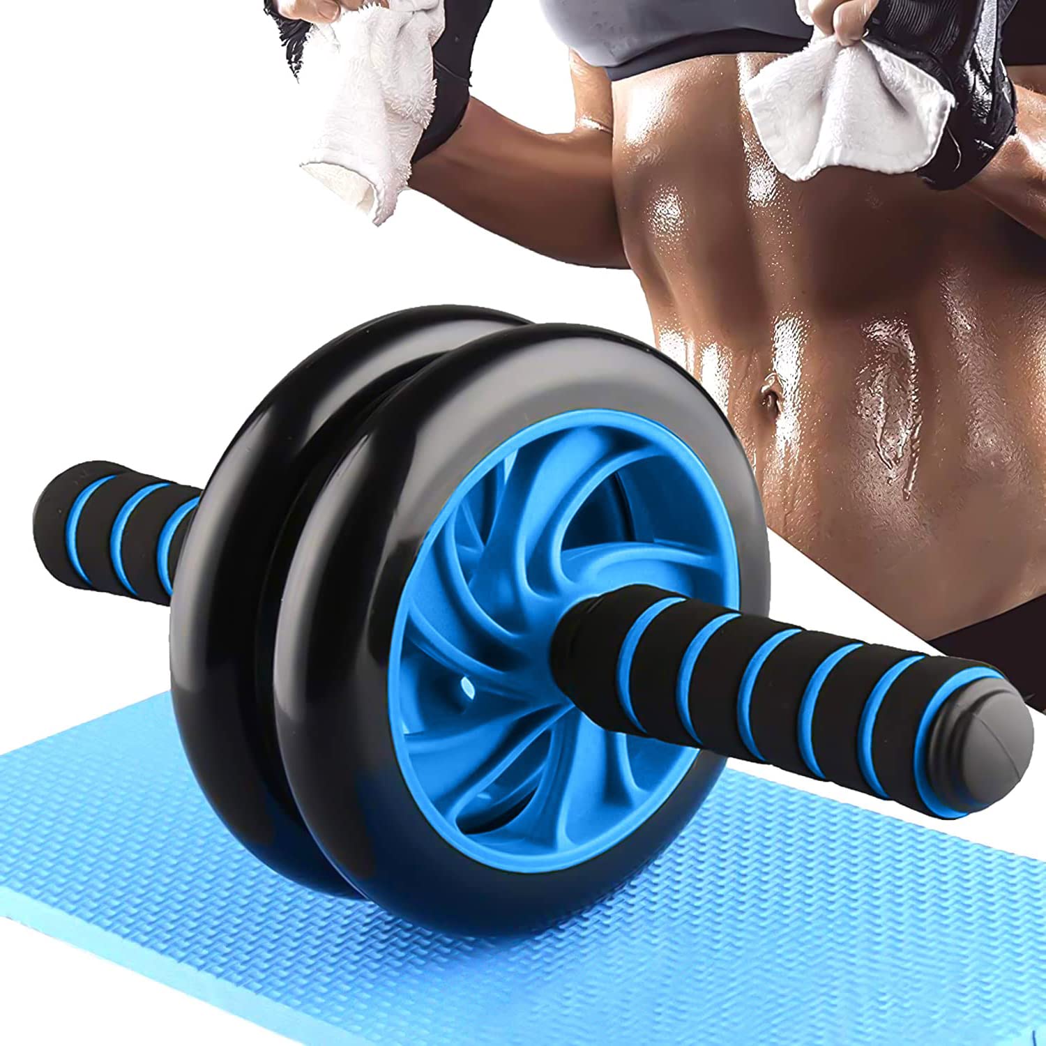 Prociv 2023 New Automatic Rebound Ab Abdominal Exercise Roller Wheel, with  Ergonomic Handle Support, Abs Roller Wheel Core Exercise Equipment, for Men