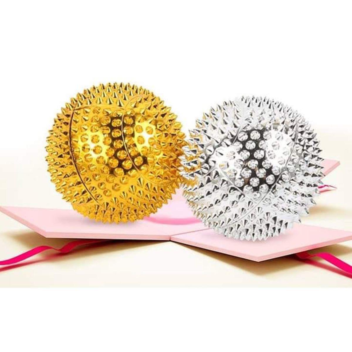 2 x Magnetic Palm Acupressure Needle Balls SALE 