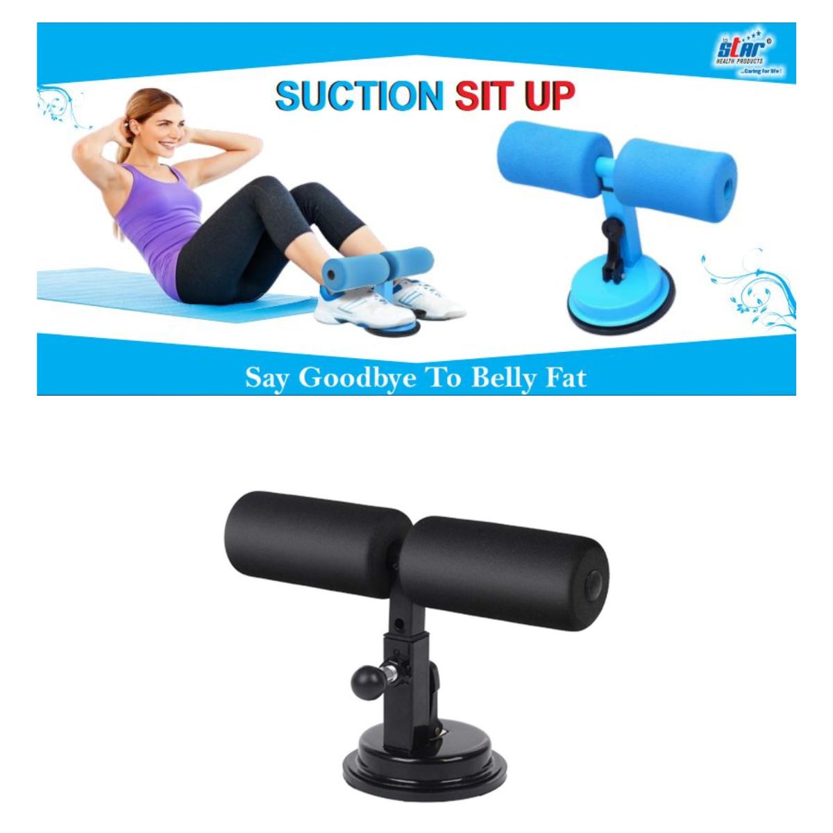 Suction Sit Ups Assorted Color